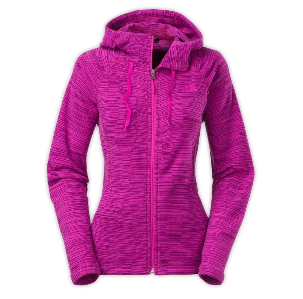 The North Face Stria Mezzaluna Fleece Hoodie Pink Size M Womens
